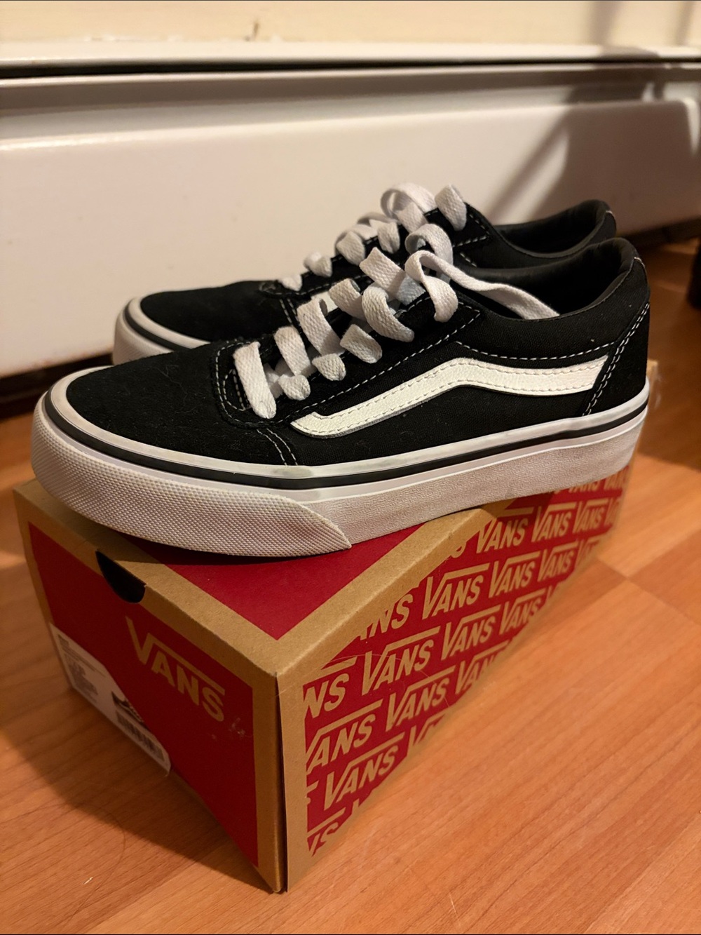 Vans Black & White Classic Low-Top Sneakers